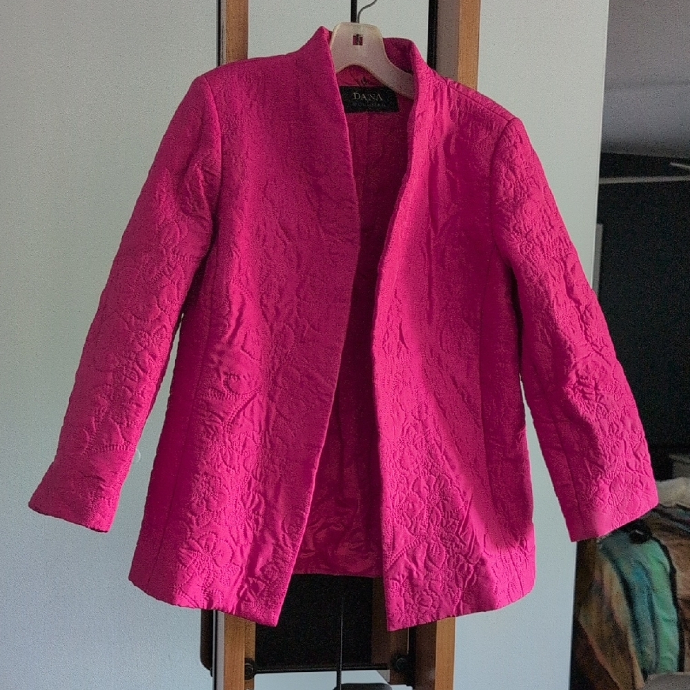 Dana Pink Textured Blazer